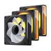 Jonsbo ZK-120BR ARGB Reverse Blade PWM Lüfter, 120mm, 3er-Pack - schwarz