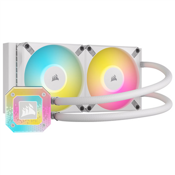 Corsair iCUE H100i ELITE CAPELLIX XT AiO Wasserkühlung - 240mm, weiß