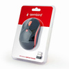 Mysz Gembird MUSW-4B-03-R (czarno-czerwona)