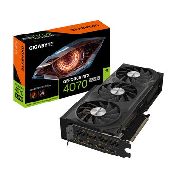 GIGABYTE GeForce RTX 4070 Super Windforce OC 12G, 12288 MB GDDR6X