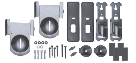 UCHWYT DO GŁOŚNIKÓW zaciskowy czarny 20kg 2szt G-10 ART