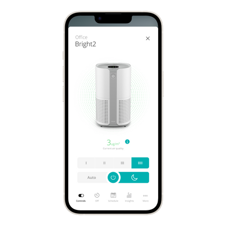 Duux Smart Air Purifier | Bright 2 | 22 W | Suitable for rooms up to 42 m² | White