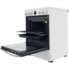 INDESIT Cooker IS67V8CHW/E	 Hob type Vitroceramic, Oven type Electric, White, Width 60 cm, Grilling, 69 L, Depth 60 cm