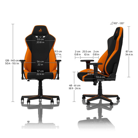 Nitro Concepts S300 Gaming Chair - Horizon Orange