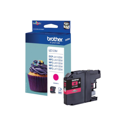 Tinte Brother LC-123M magenta