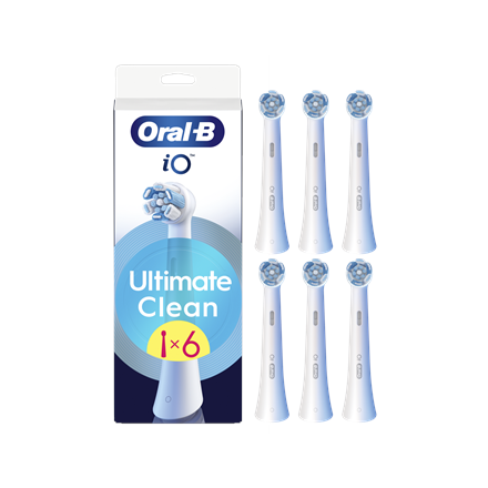 Oral-B Replaceable toothbrush heads | iO UltimateClean | Heads | For adults | Number of brush heads included 6 | White