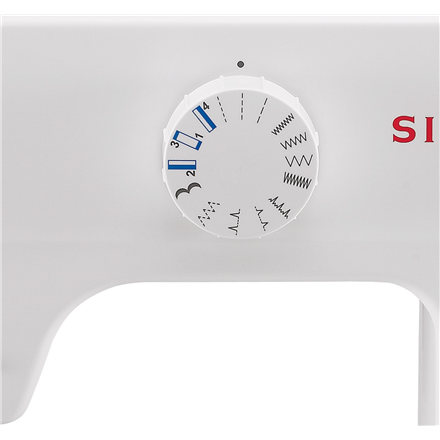 Singer Sewing Machine Promise 1408 Number of stitches 8 Number of buttonholes 1 White