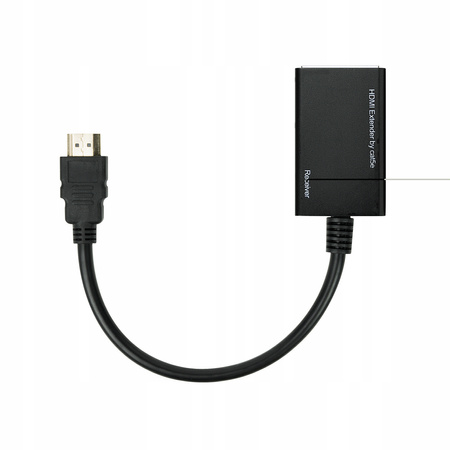 KABEL KONWERTER HDMI na LAN PO SKRĘTCE RJ45 30M