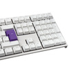 Ducky One 2 White Edition PBT Gaming Keyboard, MX-Red, White LED - White