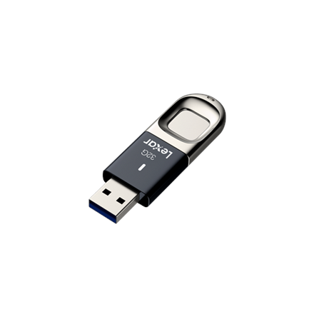 Lexar JumpDrive Fingerprint F35 32 GB USB 3.0 Black