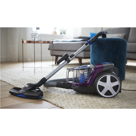 Philips Vacuum cleaner PowerPro Compact FC9333/09 Bagless Power 650 W Dust capacity 1.5 L Purple