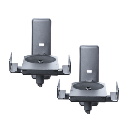 UCHWYT DO GŁOŚNIKÓW zaciskowy czarny 20kg 2szt G-10 ART