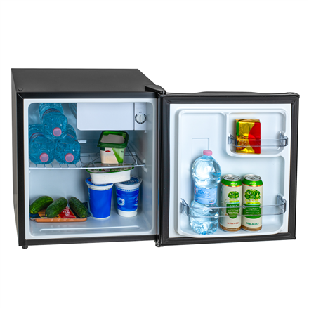 Adler Refrigerator | AD 8096 | Energy efficiency class E | Free standing | Larder | Height 49.5 cm | Fridge net capacity 45 L | 39 dB | Black