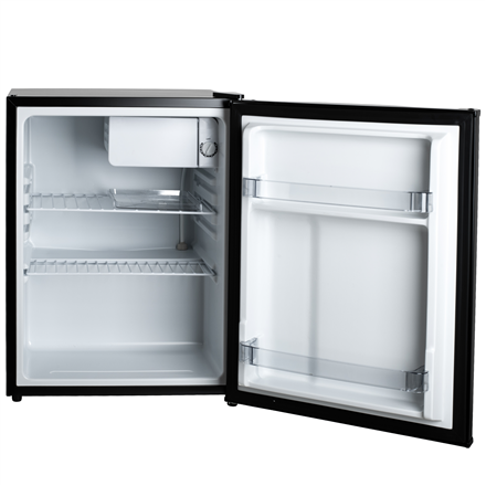 Adler Refrigerator | AD 8097 | Energy efficiency class E | Free standing | Larder | Height 63.2 cm | Fridge net capacity 58 L | 39 dB | Black