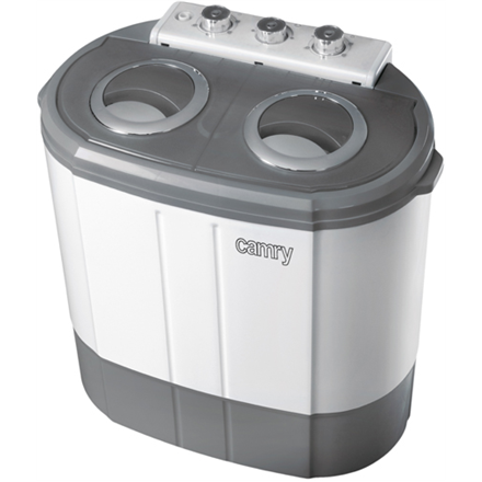 Camry Washing machine CR 8052 Top loading Washing capacity 3 kg 1300 RPM Depth 40 cm Width 60 cm White-Grey