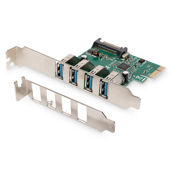 Digitus USB 3.0, 4 Port, PCI Express Add-On card 4 Ports A/F External, VL805 chipset DS-30221-1