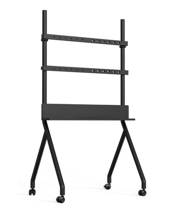 Stojak podłogowy pod telewizor, mobilny z k&amp;oacute;łkami, 55&amp;quot; - 86&amp;quot; do 40 kg czarny Gembird
