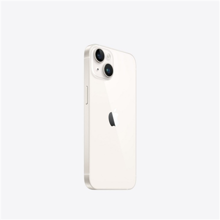 Apple iPhone 14 Starlight 6.1 " Super Retina XDR Apple A15 Bionic Internal RAM 4 GB 256 GB Dual SIM Nano-SIM 3G 4G 5G Main camera 12+12 MP Secondary camera 12 MP iOS 16 3279 mAh
