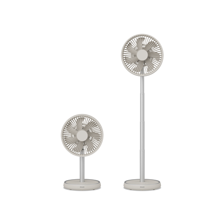 Duux Fan | Rize Flex | Stand Fan | Greige | Diameter 21 cm | Number of speeds 4 | Oscillation | 10 W | No