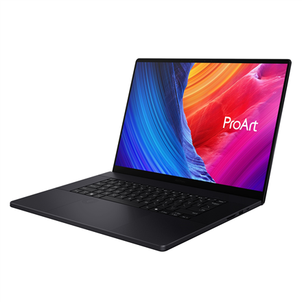 Asus Studiobook H7606WI-ME117X | Nano Black | 16 " | OLED | Touchscreen | 4K | 3840 x 2400 pixels | Glossy | AMD Ryzen AI 9 | HX 370 | 64 GB | LPDDR5X | Solid-state drive capacity 2000 GB | NVIDIA GeForce RTX 4070 | GDDR6 | 8 GB | Windows 11 Pro | 802.11b
