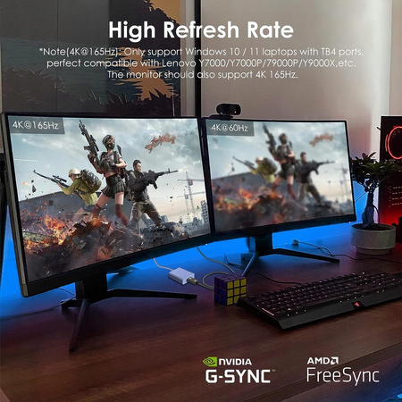 KABEL USB C - DISPLAYPORT 1.4 ADAPTE DP 8K 4K120HZ