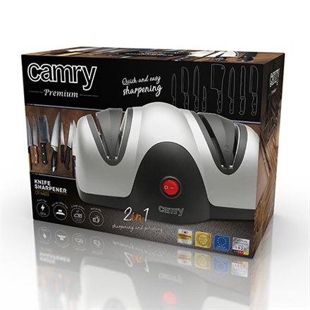 Camry Knife sharpener CR 4469 Electric Black/Silver 60 W 2