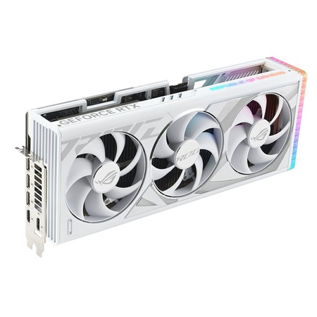 Asus ROG-STRIX-RTX4090-O24G-WHITE NVIDIA, 24 GB, GeForce RTX 4090, GDDR6X,  PCI Express 4.0, HDMI ports quantity 2, Memory clock speed 2610 MHz