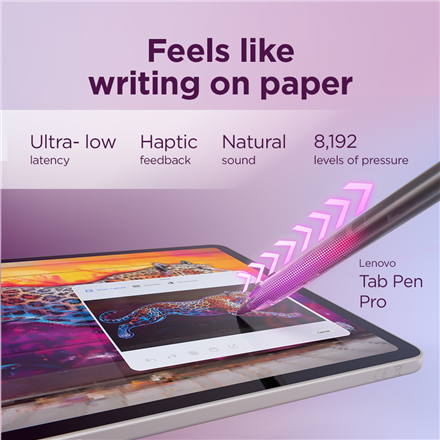 Lenovo Yoga Tab Wi-Fi (without power adapter) | ZAG60208SE | 11.1 " | Seashell | 3200 x 2000 pixels | Qualcomm | Snapdragon 8 Gen 3 Mobile Platform | 12 GB | Soldered LPDDR5x | 256 GB | Wi-Fi | Front camera | 13 MP | Rear camera | 13+2 MP | Bluetooth | 5.