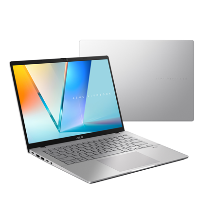 Asus Vivobook S14 | Cool Silver | 14 " | IPS | WUXGA | 1920 x 1200 pixels | Anti-glare | Intel Core i5 | i5-13420H | 16 GB | DDR5 | Solid-state drive capacity 512 GB | Intel UHD Graphics | Windows 11 Home | 802.11ax | Bluetooth version 5.3 | Keyboard lang