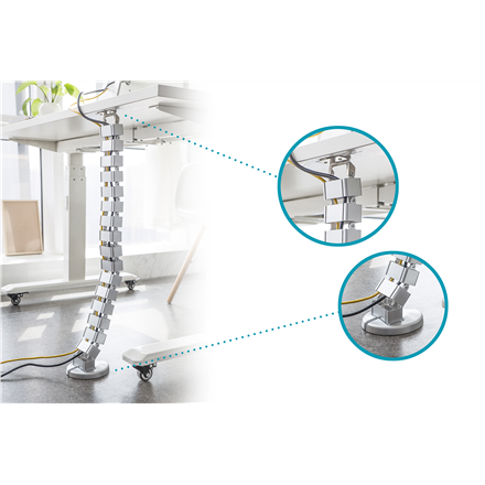 Digitus Flexible Cable Routing DA-90506 1.3 m, Silver