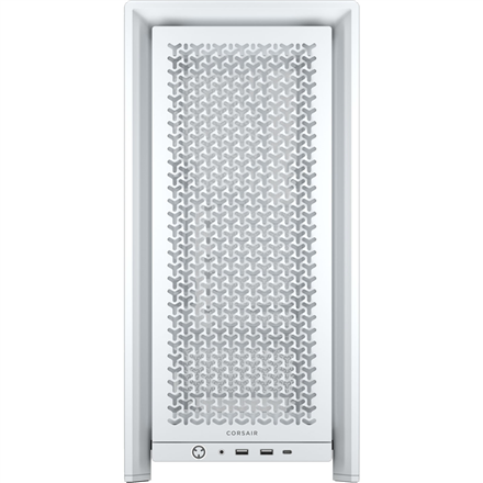 Corsair PC Case | Frame 4000D Modular | White | Mid-Tower | Power supply included No