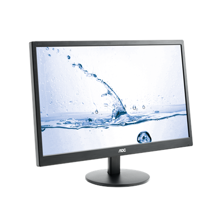 AOC M2470SWH 24 ", VA, FHD, 1920 x 1080, 16:9, 5 ms, 250 cd/m², Black, 2 x HDMI, 1 x VGA, Built-in Speakers