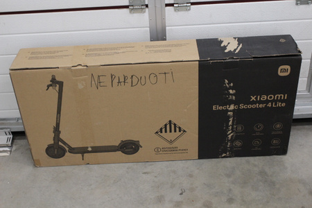 SALE OUT. Xiaomi Electric Scooter 4 Lite EU | Xiaomi Electric Scooter 4 Lite EU | 300 W | 25 km/h | 8.5 " | 3 month(s) | Black | USED AS DEMO, SCRATCHED, DIRTY, DAMAGED PACKAGING