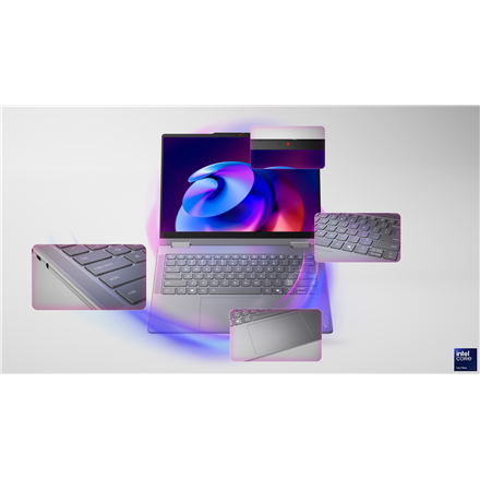 Lenovo Yoga 7 2-in-1 14ILL10 14 2.8K WQXGA+ Touch ULT7-258V/32GB/1TB/Intel Arc 140V/WIN11 Home/ENG Backlit kbd/Luna Grey/2Y Warranty | Lenovo Yoga 7 2-in-1 14ILL10 | Luna Grey | 14 " | OLED | Touchscreen | WQXGA+ | 2880 x 1800 pixels | Glossy | Intel Core