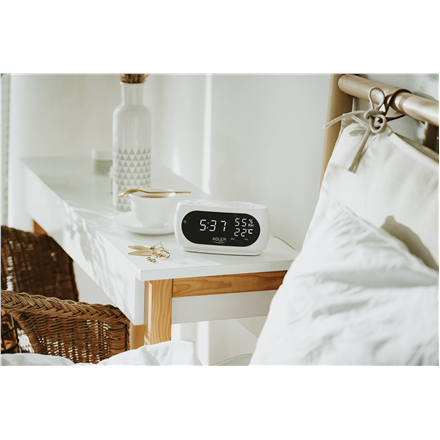 Adler LED clock with thermometer | AD 1186