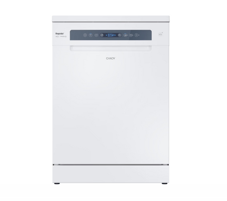 Candy Dishwasher | CF 3C7F0W | Free standing | Width 60 cm | Number of place settings 13 | Number of programs 8 | Energy efficiency class C | Display | White