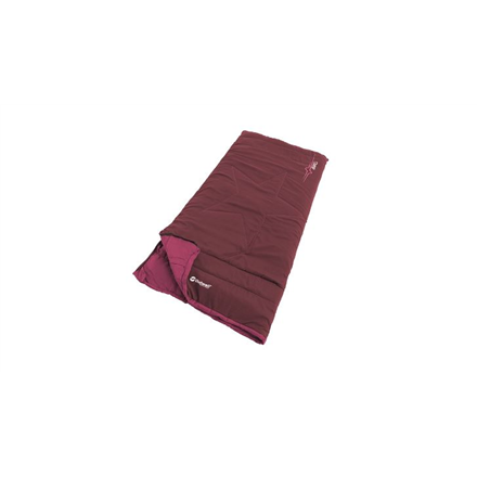 Outwell Champ Kids Deep Red, Sleeping Bag, 150 x 70 cm, 2 way open, L-shape, Red