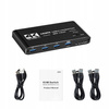 PRZEŁĄCZNIK KVM HDMI 2.0 USB SWITCH 4K/60HZ 4xUSB