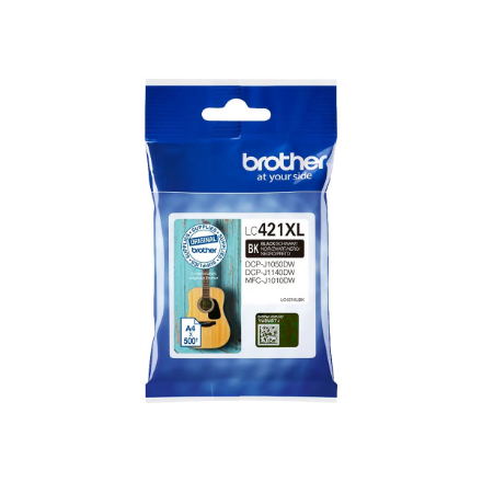 Brother LC421XLBK Ink Cartridge, Black