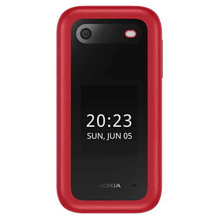 Nokia 2660 TA-1469 Red 2.8 " 48 MB TFT LCD 240 x 320 0.128 GB Dual SIM Nano-SIM Main camera 0.3 MP 1450 mAh Bluetooth 4.2