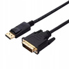 KABEL KONWERTER DISPLAYPORT DP - DVI FULLHD 1,8M