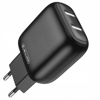 ŁADOWARKA DO TELEFONU 2xUSB KOSTKA FAST CHARGER 2A