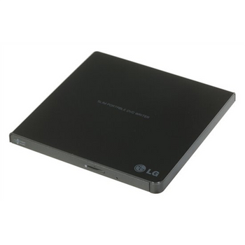 LG GP57EB40 externes slimline DVD-RW Laufwerk, schwarz, USB 2.0