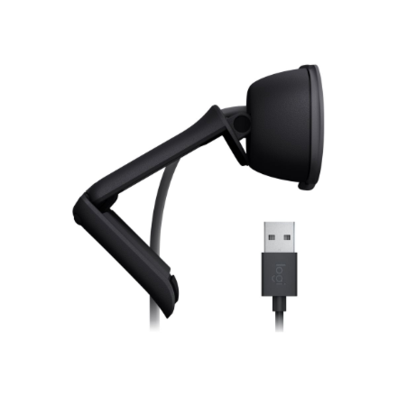 Logitech BRIO 105 Business Webcam, 2MP, FHD 1080p, USB-A, Black | Logitech