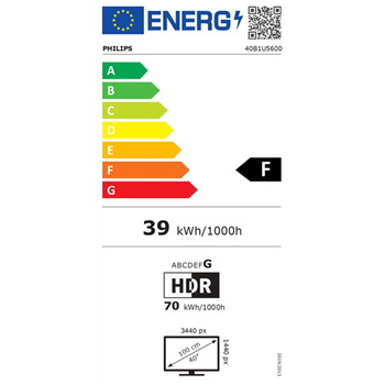 Philips UltraWide 5000 40B1U5600, 100,4 cm (39,53 Zoll), 120Hz, Adaptive Sync, IPS - DP, HDMI