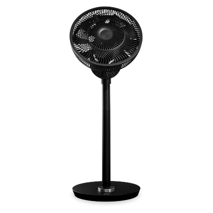 Duux Smart Fan Whisper Flex Smart Black with Battery Pack Stand Fan, Timer, Number of speeds 26, 2-22 W, Oscillation, Diameter 34 cm, Black