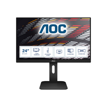 AOC | X24P1 | 24 " | IPS | FHD | 16:10 | 60 Hz | 4 ms | 1920 x 1080 | 300 cd/m² | HDMI ports quantity 1 | Black