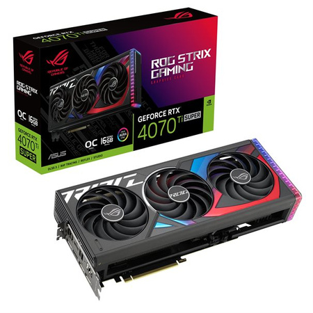 ASUS VGA 16GB RTX4070TI SUPER-ROG-STRIX-O16G-GAMING 3xDP/2xHDMI ROG-STRIX-RTX4070TIS-O16G-GAMING