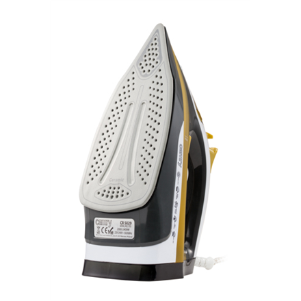 Camry Iron CR 5029 Steam Iron 2400 W Continuous steam 40 g/min Steam boost performance 70 g/min White/Black/Gold