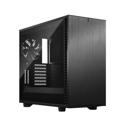 Fractal Design Define 7 Black Dark TG Mid Tower - dark tempered glass, silent, black